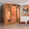 Spectra 5 4 personer infrarød sauna saunaovn lysterapi 200x185x200 cm På Tilbud