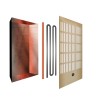Spectra 5 4 personer infrarød sauna saunaovn lysterapi 200x185x200 cm Model