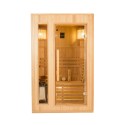 Zen 2 personer sauna 120x110x190 cm med saunaovn 3500 w og tilbehør På Tilbud