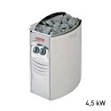 Zen 3 personer sauna 153x110x190 cm med saunaovn 4500 w og tilbehør Valgfri