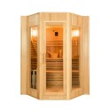 Zen 4 personer sauna 198x174x200 cm med saunaovn 6000 w og tilbehør Kampagne