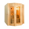 Zen 4 personer sauna 198x174x200 cm med saunaovn 8000 w og tilbehør Tilbud