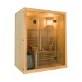 Sense 3 personer sauna 153x110x190 cm med saunaovn 4500 w og tilbehør Kampagne