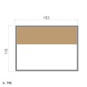 Sense 3 personer sauna 153x110x190 cm med saunaovn 4500 w og tilbehør Mængderabat