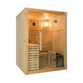 Sense 4 personer sauna 150x150x200 cm med saunaovn 6000 w og tilbehør Kampagne