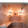 Sense 4 personer sauna 150x150x200 cm med saunaovn 6000 w og tilbehør Valgfri