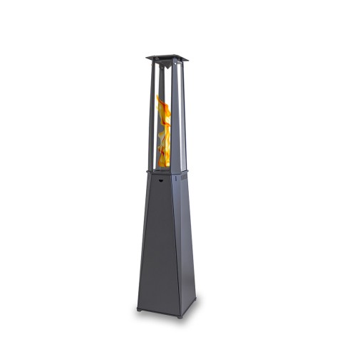 Furby Slim pillefyr terrassevarmer 7kw gulvmodel 42x42x211 cm pyramide Kampagne
