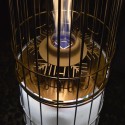 DolceVita E.P. terrassevarmer metangas 10 kw lampe gulvmodel 55,8x228cm Udvalg