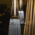 DolceVita E.P. terrassevarmer metangas 10 kw lampe gulvmodel 55,8x228cm Egenskaber