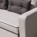 Smeraldo 3 personer chaiselong sofa sovesofa microfiber med opbevaring Valgfri