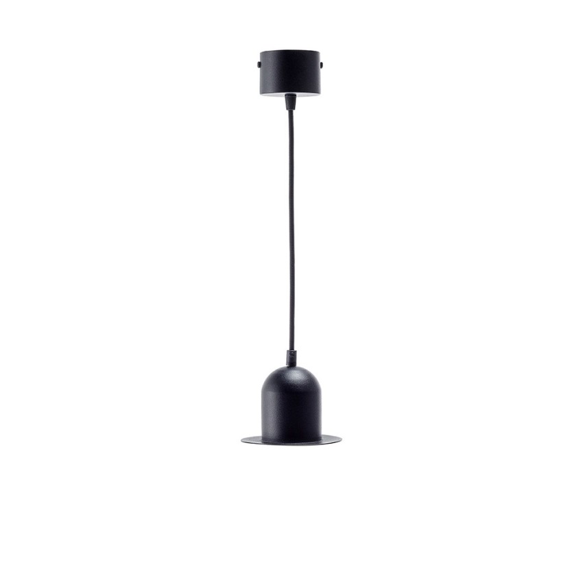 Hat Lamp Round sort metal loftlampe pendel til stue soveværelse entre Kampagne