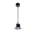 Hat Lamp Round sort metal loftlampe pendel til stue soveværelse entre På Tilbud