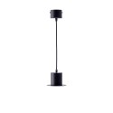 Hat Lamp Cylinder sort metal loftlampe pendel til stue soveværelse Kampagne