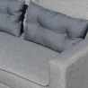 Smeraldo 3 personer chaiselong sofa sovesofa microfiber med opbevaring 