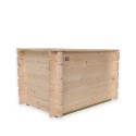 Giunone hyndeboks 98x60x54 cm udendørs opbevaringskasse træ opbevaring Udsalg