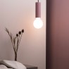 Ila Pendel loftlampe 15 cm cylinderformet beton farverig til stuen 