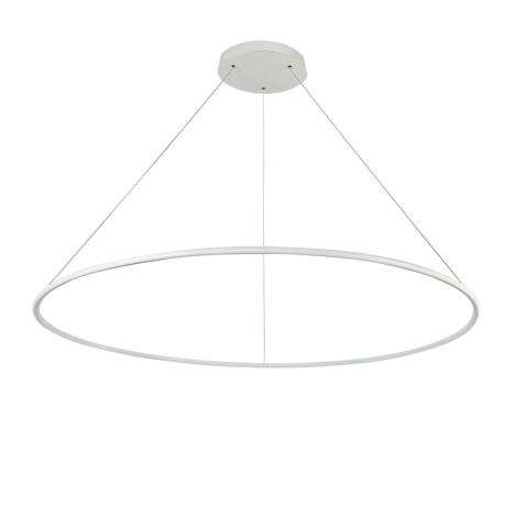 Nola Maytoni 120 cm lysekrone moderne LED loftlampe hvid metal stue Kampagne