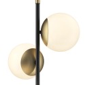Nostalgia Maytoni design gulvlampe sort 3 lys hvid glas metal til stue Tilbud