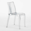 Silver hvid cafebord sæt: 2 Dune gennemsigtig stole og 70cm rundt bord Mængderabat