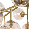 Dallas Maytoni stor gylden moderne loftslampe glas stue soveværelse Udsalg