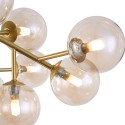 Dallas Maytoni stor gylden moderne loftslampe glas stue soveværelse Tilbud