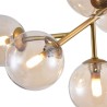 Dallas Maytoni gylden moderne loftslampe glas kugle stue soveværelse Udsalg