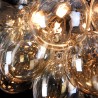 Balbo Maytoni stor nikkel loftlampe glas design stue soveværelse entre Udvalg
