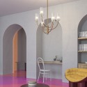 Arco Maytoni lysekrone moderne loftlampe messing glas stue soveværelse Udvalg