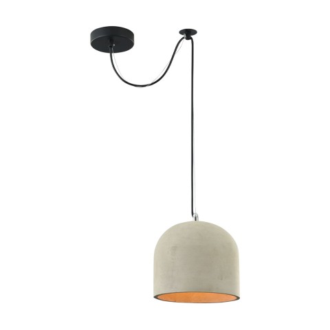 Broni Maytoni 20 cm pendel loftlampe med beton lampeskærm stue entré