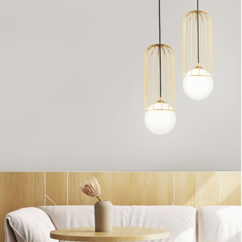 Telford Maytoni pendel loftlampe glas design stue soveværelse entre