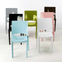 Sunshine Grand Soleil stabelbar spisebord stole plastik i mange farver 