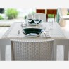 Spisebordsstol til haven i polyrattan stabelbar havestol Virginia Bica Omkostninger