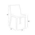 Perla BICA spisebordsstole stabelbare plastik spisestole til stue Billig