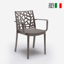 Sæt med 23 Matrix Armchair BICA spisebordsstole med armlæn plastik Rabatter