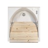 Edilla Montegrappa 45x50 cm vask til tøjvask hvid skab træ vaskebræt Udvalg