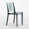 Spectre hvidt cafebord sæt: 2 B-side gennemsigtig stole og 70cm rundt bord Køb