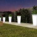 Tondo Arkema stor vase 102 cm solcellelampe potteskjuler krukke plast Kampagne