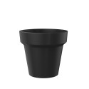 Cornaglia stor vase ø 80 cm sort potteskjuler gulv krukke plastik Tilbud