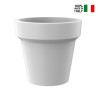 Cornaglia Stor vase ø 135 cm hvid potteskjuler gulv krukke plastik På Tilbud