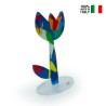 Tulipano skulptur Tulipan pop art farverig stue kunstværk Rabatter