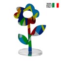 Margherita skulptur tusindfryd pop art farverig stue kunstværk Rabatter