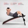 Hera justerbar træningsbænk træningsudstyr mave hofte lår ben træning Rabatter