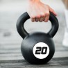 Kotaro kettlebell 20 kg i jern til styrketræning fitness træningsudstyr Udsalg