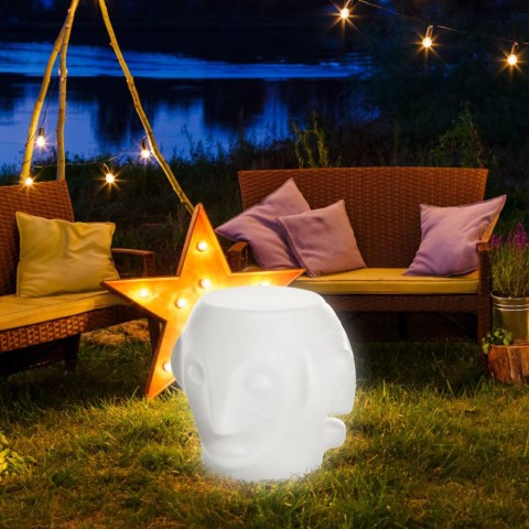 Threebù Light rundt speciel sofabord 45 cm design totem lampe plastik Kampagne