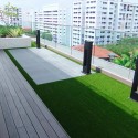 Green S kunstgræs 1x25 m kunstgræstæppe med dræn 25 m2 til haven Tilbud