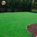 Green S kunstgræs 1x25 m kunstgræstæppe med dræn 25 m2 til haven Rabatter
