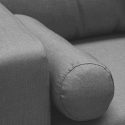 Acquamarina 3 personers sofa farverig stofbetræk med armlæn og træben 