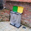 Mr.B affaldsstativ til sække 80/110l affaldssortering skraldespand hjem Rabatter