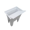 Jo Monoblok 59x41x75 cm vask til tøjvask hvid vaskebræt udendørs plast Rabatter