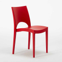 Love hvid havebord sæt: 4 Paris farvet stole og 90cm kvadratisk bord 